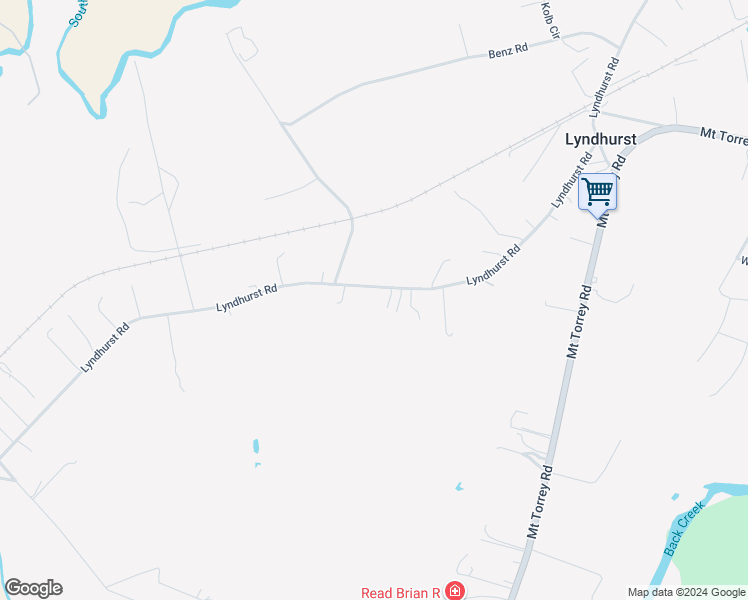 map of restaurants, bars, coffee shops, grocery stores, and more near 3220 Lyndhurst Road in Stuarts Draft