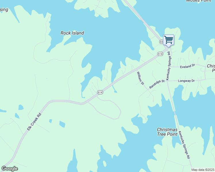 map of restaurants, bars, coffee shops, grocery stores, and more near 3337 Elk Creek Road in Mineral