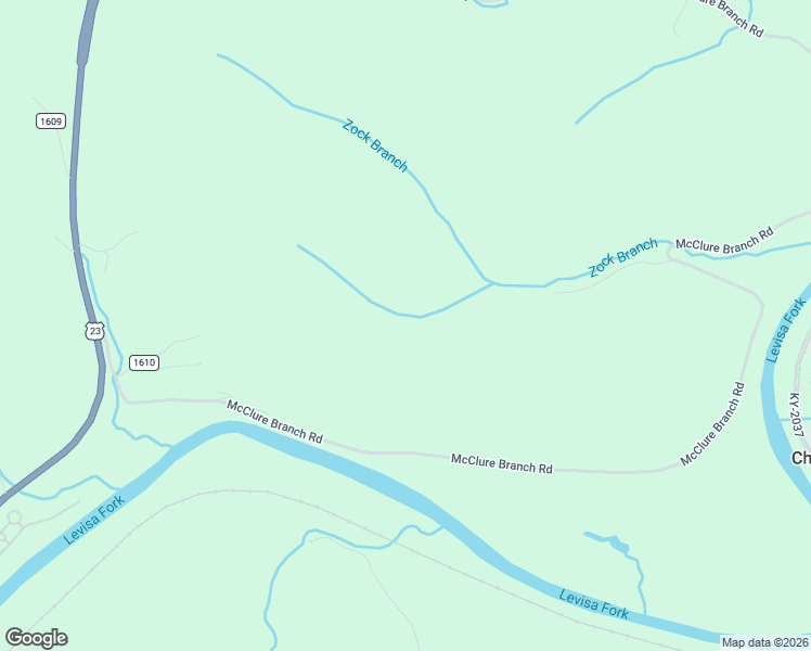 map of restaurants, bars, coffee shops, grocery stores, and more near 3534 McClure Branch Road in Louisa