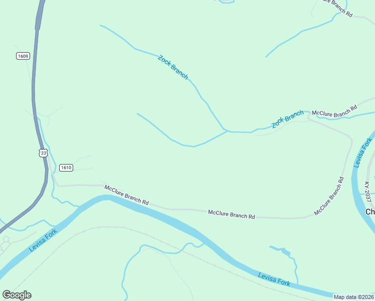 map of restaurants, bars, coffee shops, grocery stores, and more near 3534 McClure Branch Road in Louisa