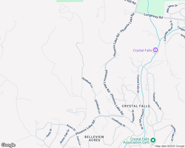 map of restaurants, bars, coffee shops, grocery stores, and more near 16650 Granite Ridge Lane in Sonora