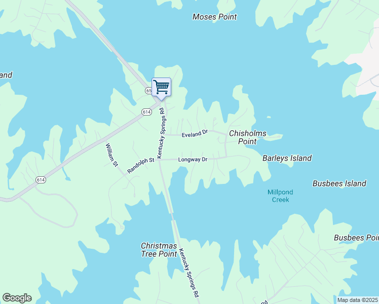 map of restaurants, bars, coffee shops, grocery stores, and more near 145 Longway Drive in Bumpass