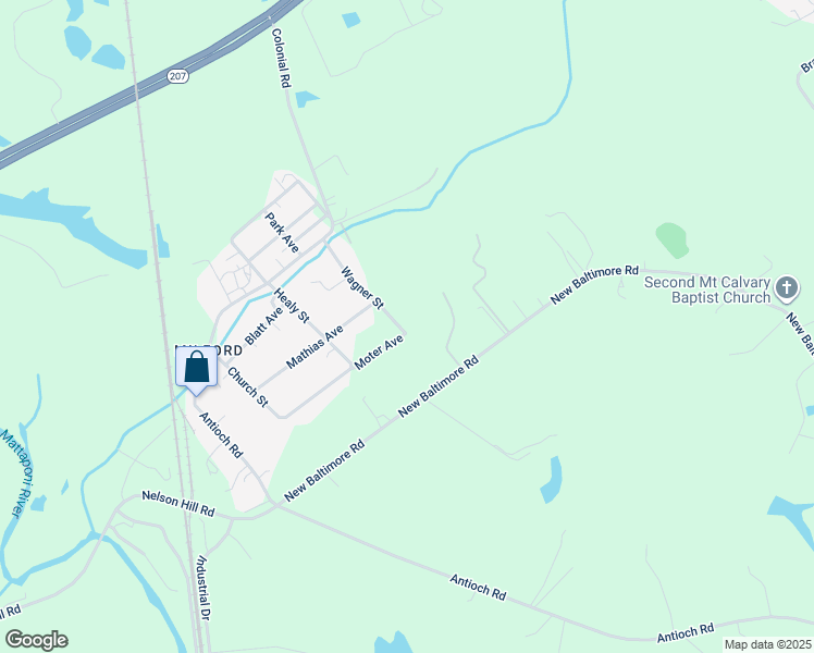 map of restaurants, bars, coffee shops, grocery stores, and more near 17261 Wagner Street in Caroline County