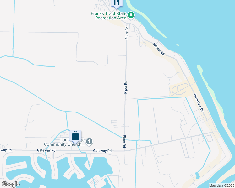 map of restaurants, bars, coffee shops, grocery stores, and more near 6943 Piper Road in Bethel Island