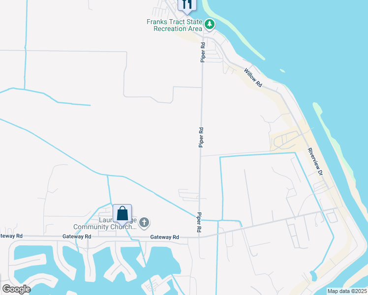 map of restaurants, bars, coffee shops, grocery stores, and more near 6943 Piper Road in Bethel Island