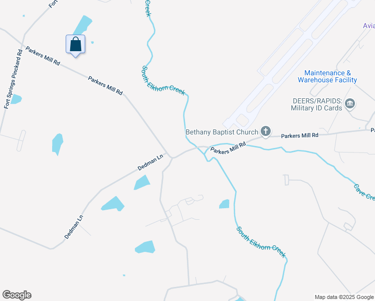 map of restaurants, bars, coffee shops, grocery stores, and more near 4935 Parkers Mill Road in Lexington