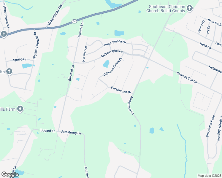 map of restaurants, bars, coffee shops, grocery stores, and more near 284 Persimmon Drive in Mount Washington