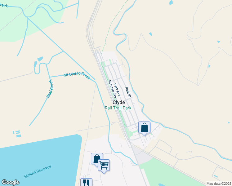 map of restaurants, bars, coffee shops, grocery stores, and more near 230 Norman Avenue in Concord