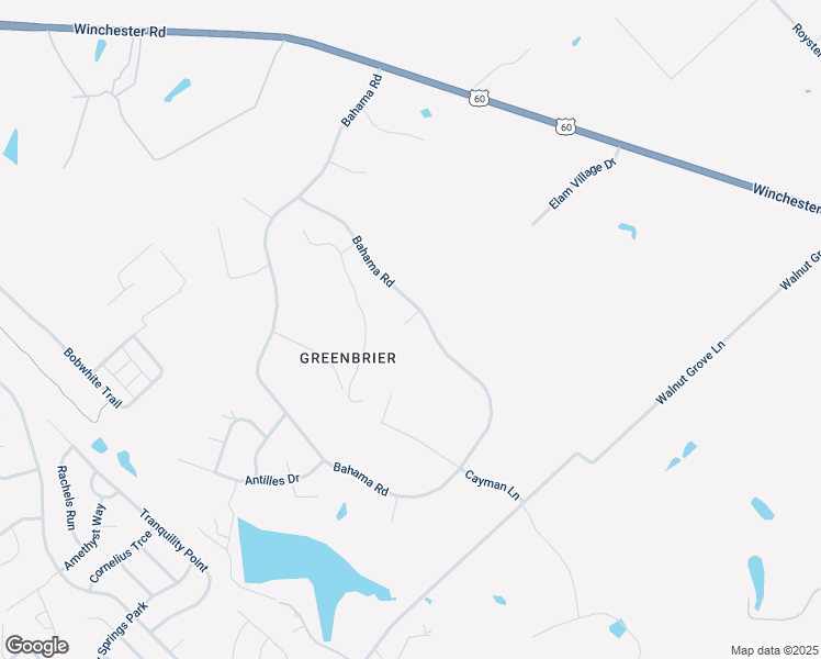 map of restaurants, bars, coffee shops, grocery stores, and more near 1772 Bahama Road in Lexington