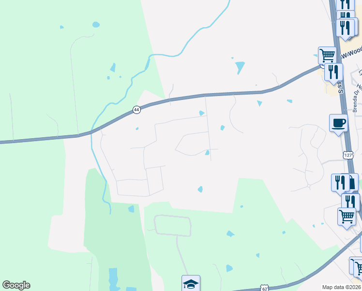 map of restaurants, bars, coffee shops, grocery stores, and more near 1069 Harbour Lane in Lawrenceburg