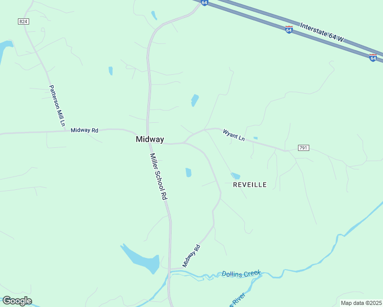 map of restaurants, bars, coffee shops, grocery stores, and more near 6085 Midway Road in Charlottesville