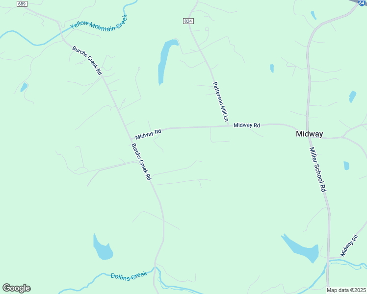 map of restaurants, bars, coffee shops, grocery stores, and more near 6327 Midway Road in Charlottesville