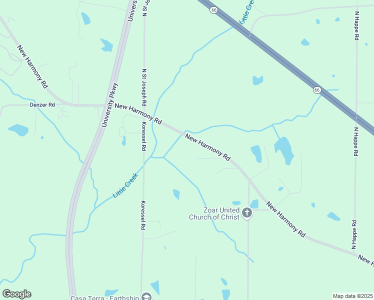 map of restaurants, bars, coffee shops, grocery stores, and more near 7900 New Harmony Road in Evansville