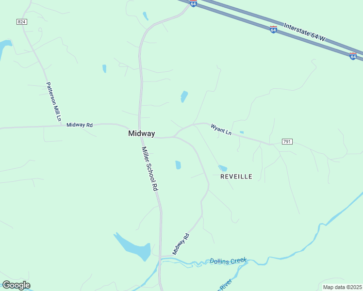 map of restaurants, bars, coffee shops, grocery stores, and more near 6085 Midway Road in Charlottesville