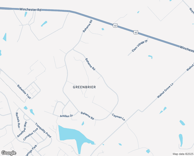 map of restaurants, bars, coffee shops, grocery stores, and more near 1772 Bahama Road in Lexington