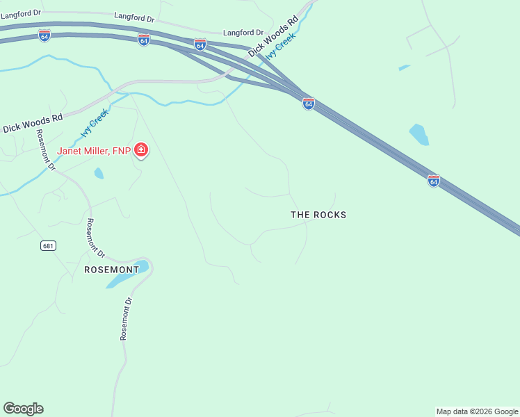 map of restaurants, bars, coffee shops, grocery stores, and more near 3135 Rocks Farm Court in Charlottesville