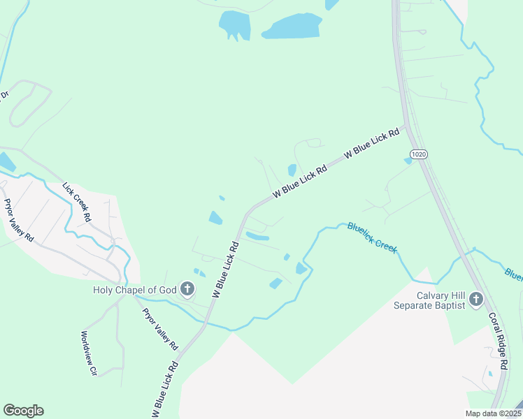 map of restaurants, bars, coffee shops, grocery stores, and more near 2748 West Blue Lick Road in Shepherdsville