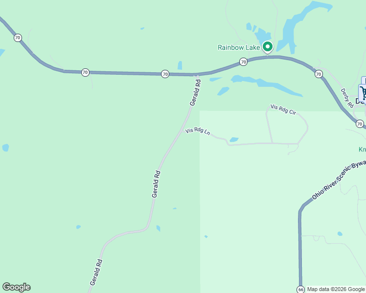 map of restaurants, bars, coffee shops, grocery stores, and more near 14397 Gerald Road in Perry