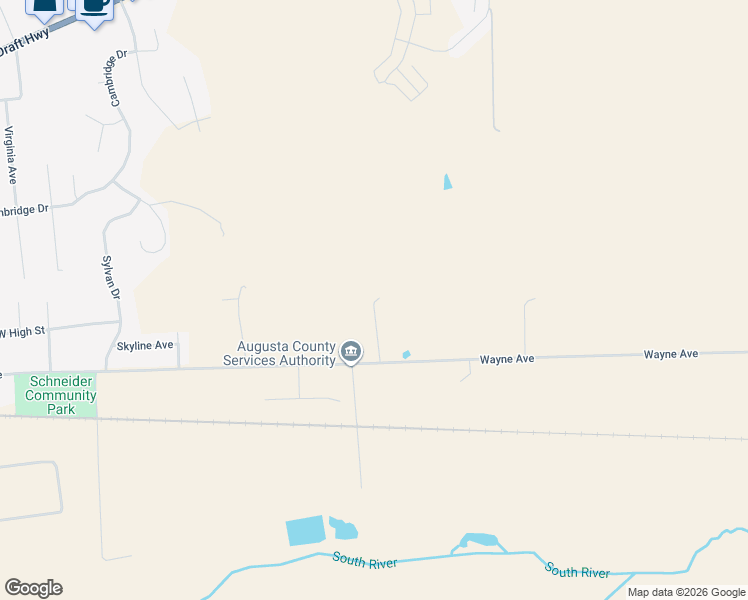 map of restaurants, bars, coffee shops, grocery stores, and more near in Stuarts Draft