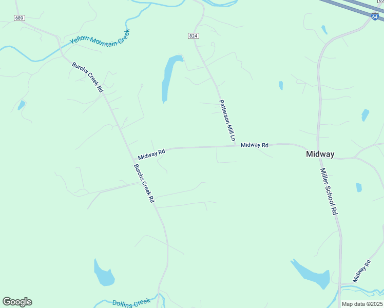 map of restaurants, bars, coffee shops, grocery stores, and more near 6327 Midway Road in Charlottesville