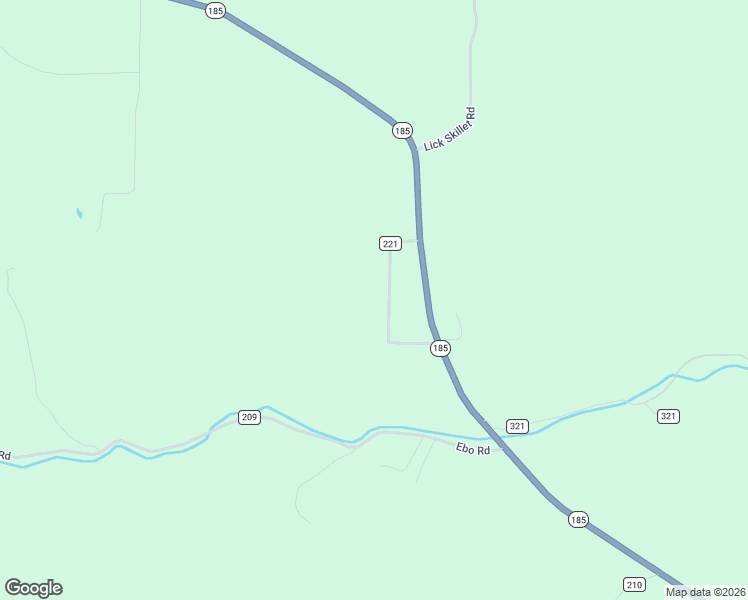map of restaurants, bars, coffee shops, grocery stores, and more near 18525 Missouri 185 in Potosi