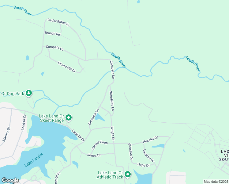 map of restaurants, bars, coffee shops, grocery stores, and more near 224 Woodside Ln in Caroline