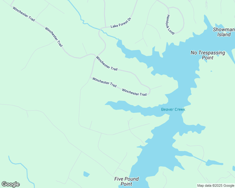 map of restaurants, bars, coffee shops, grocery stores, and more near 234 Winchester Trail in Mineral
