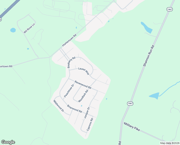 map of restaurants, bars, coffee shops, grocery stores, and more near 119 Laurel Way in Versailles