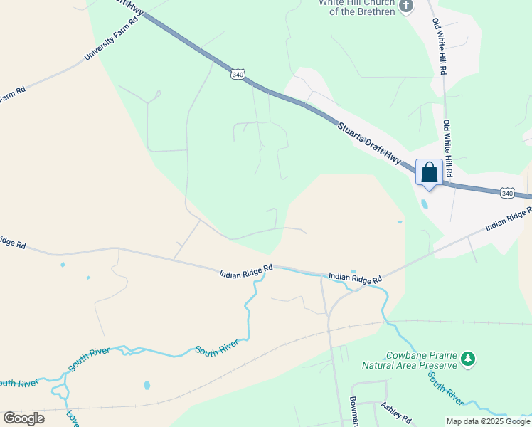 map of restaurants, bars, coffee shops, grocery stores, and more near 336 Labelle Drive in Stuarts Draft