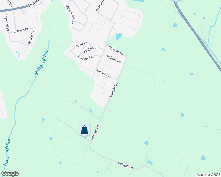 map of restaurants, bars, coffee shops, grocery stores, and more near 1289 Stringer Lane in Mount Washington