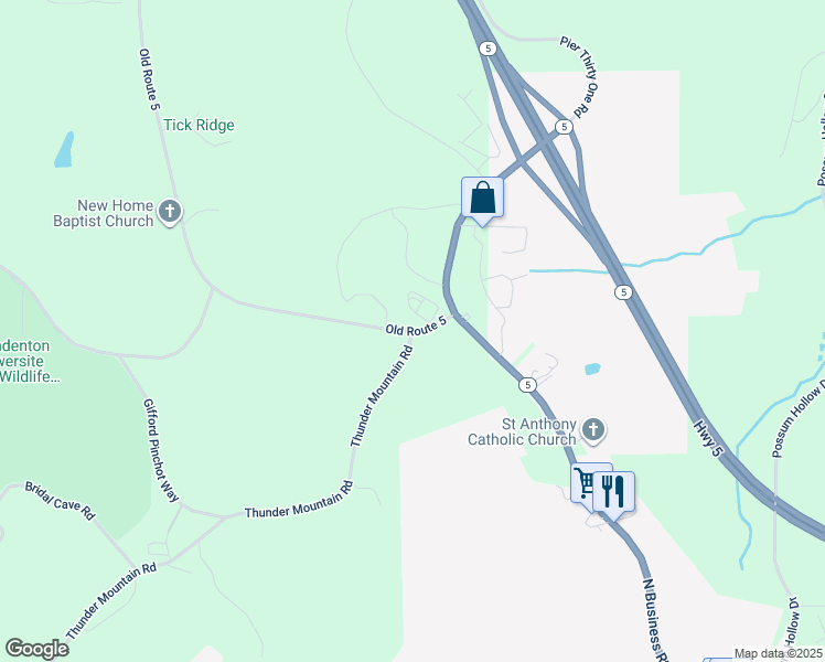 map of restaurants, bars, coffee shops, grocery stores, and more near 89 Lake Rd in Camdenton