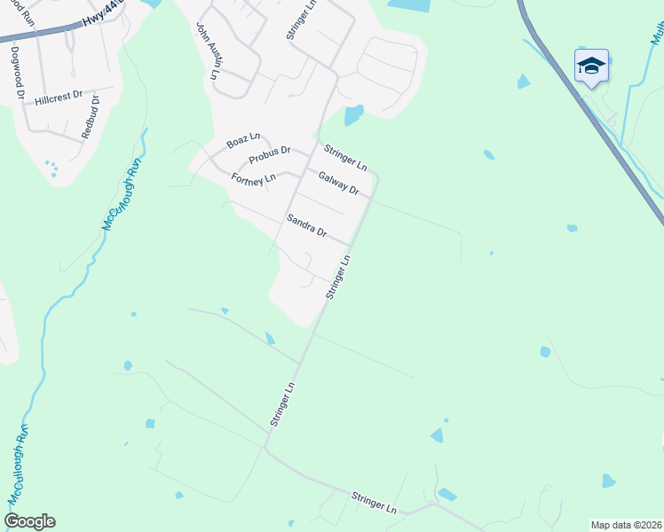 map of restaurants, bars, coffee shops, grocery stores, and more near 1289 Stringer Lane in Mount Washington