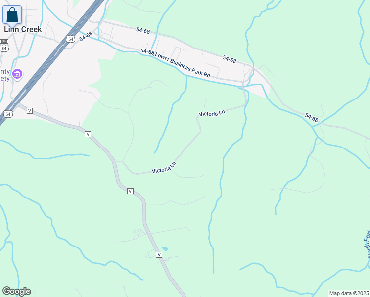 map of restaurants, bars, coffee shops, grocery stores, and more near Victoria Lane in Linn Creek
