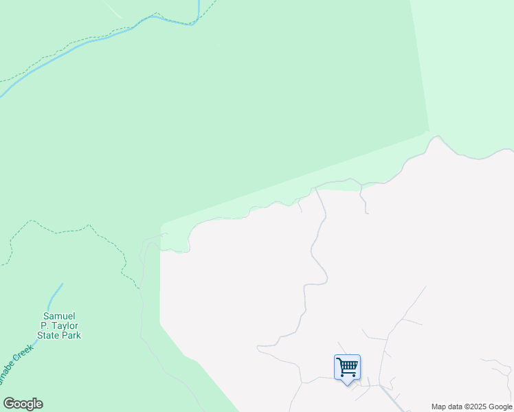 map of restaurants, bars, coffee shops, grocery stores, and more near Mountain King Road in Marin County