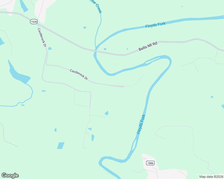 map of restaurants, bars, coffee shops, grocery stores, and more near 973 Castlerock Drive in Shepherdsville