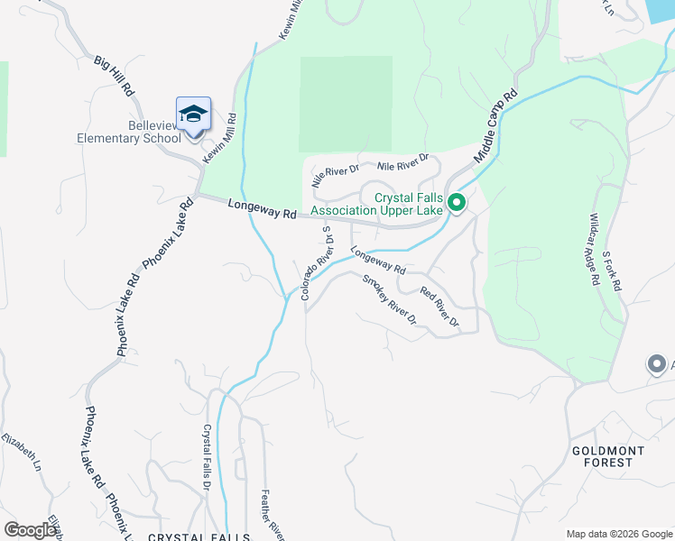 map of restaurants, bars, coffee shops, grocery stores, and more near 17166 Smokey River Drive in Sonora