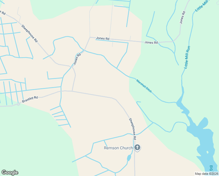 map of restaurants, bars, coffee shops, grocery stores, and more near 4023 Sheephouse Road in Pocomoke City