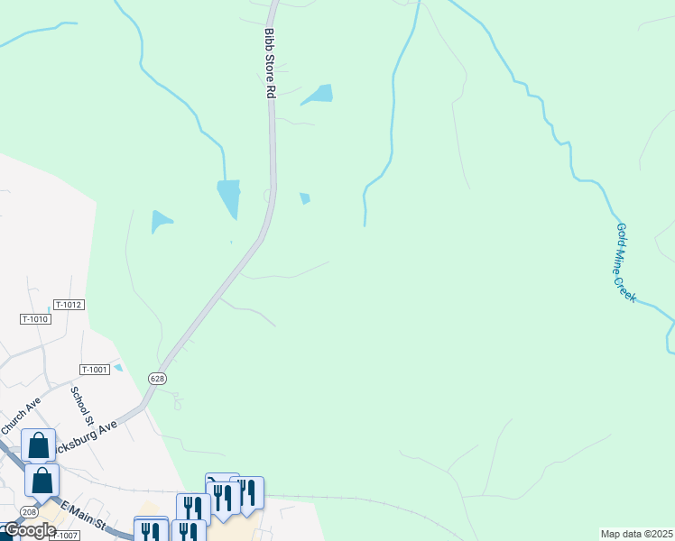 map of restaurants, bars, coffee shops, grocery stores, and more near 256 Ordinary Way in Louisa
