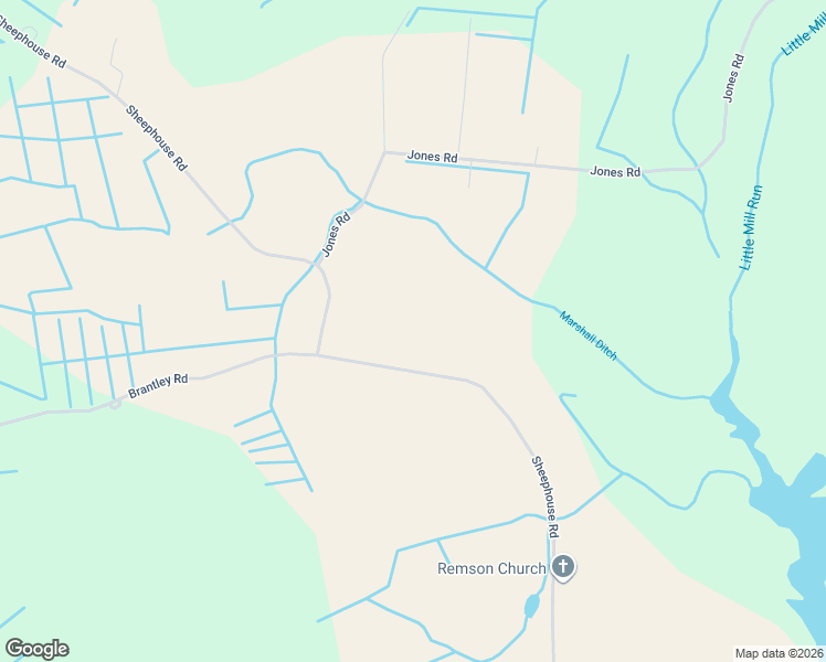map of restaurants, bars, coffee shops, grocery stores, and more near 4023 Sheephouse Road in Pocomoke City
