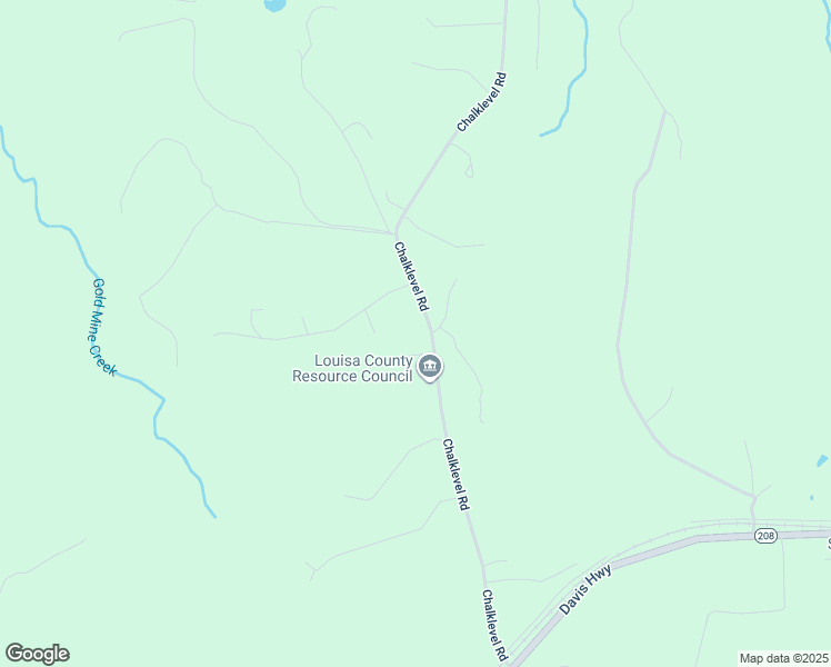map of restaurants, bars, coffee shops, grocery stores, and more near 727 Chalklevel Road in Louisa