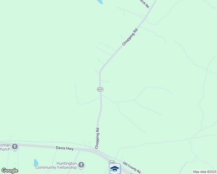 map of restaurants, bars, coffee shops, grocery stores, and more near 536 Chopping Road in Mineral