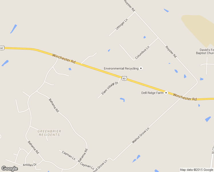 map of restaurants, bars, coffee shops, grocery stores, and more near 2954 Elam Village Drive in Lexington