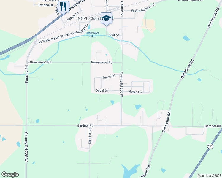 map of restaurants, bars, coffee shops, grocery stores, and more near 144 Grape Court in Chandler