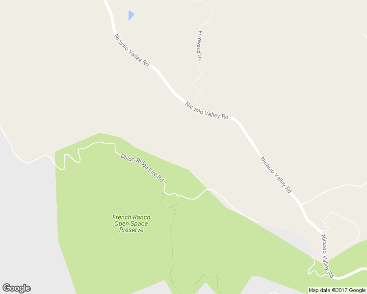 map of restaurants, bars, coffee shops, grocery stores, and more near 1355 Nicasio Valley Road in Nicasio