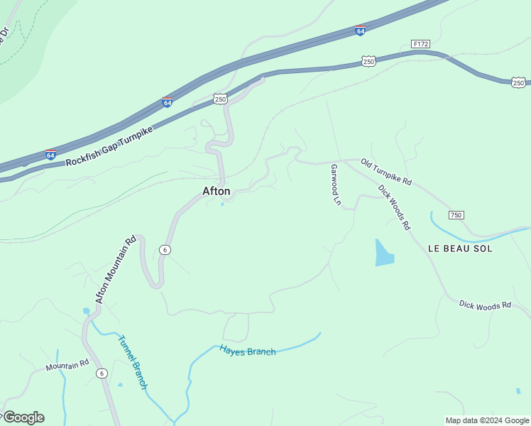 map of restaurants, bars, coffee shops, grocery stores, and more near 94 Afton Chapel Road in Afton