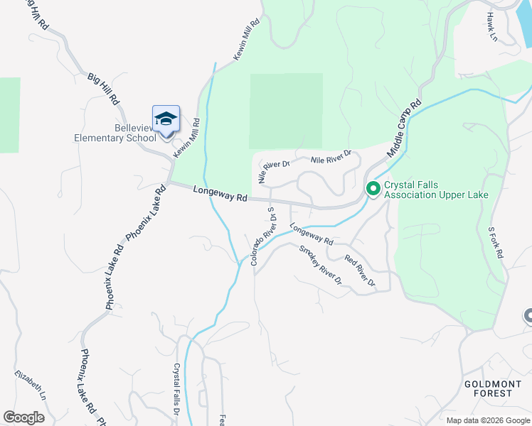 map of restaurants, bars, coffee shops, grocery stores, and more near 22572 North Colorado River Drive in Sonora