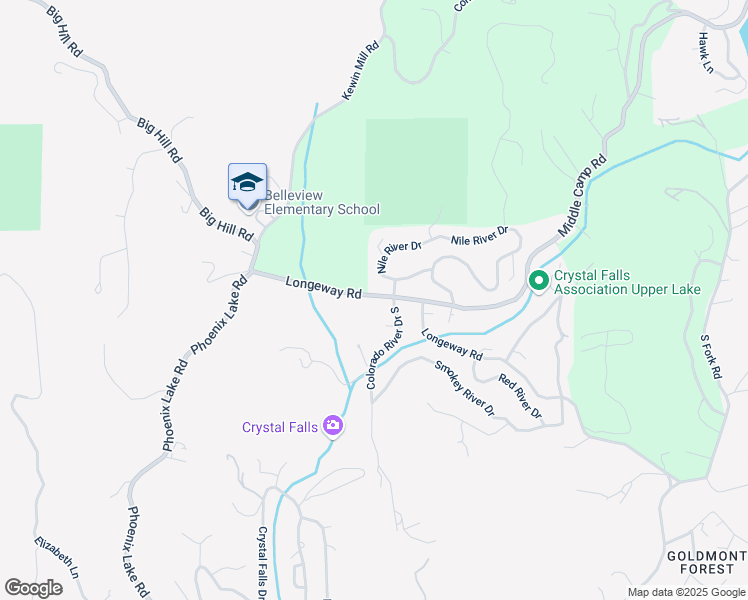map of restaurants, bars, coffee shops, grocery stores, and more near 22526 Longeway Road in Sonora