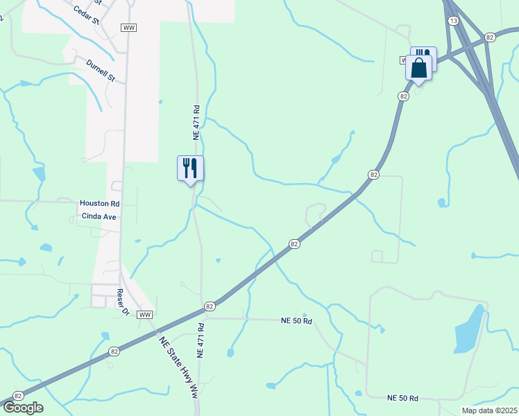 map of restaurants, bars, coffee shops, grocery stores, and more near in Osceola