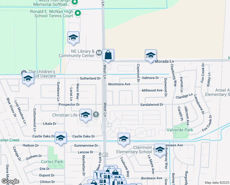 map of restaurants, bars, coffee shops, grocery stores, and more near 9222 Dalewood Street in Stockton