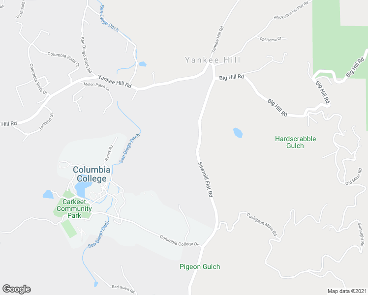 map of restaurants, bars, coffee shops, grocery stores, and more near 22634 Sawmill Flat Road in Sonora